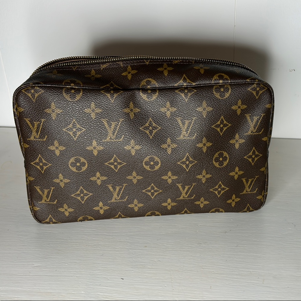 Louis Vuitton Brown Monogram Toiletries Bag